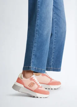 Liu Jo Zapatillas de ante y malla con plataforma-Mujer Sneakers