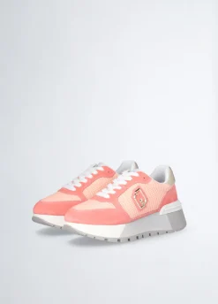 Liu Jo Zapatillas de ante y malla con plataforma-Mujer Sneakers