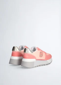 Liu Jo Zapatillas de ante y malla con plataforma-Mujer Sneakers