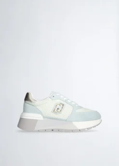 Liu Jo Zapatillas de ante y malla con plataforma-Mujer Sneakers
