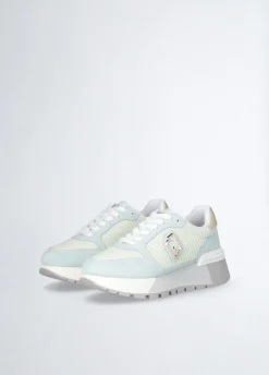 Liu Jo Zapatillas de ante y malla con plataforma-Mujer Sneakers