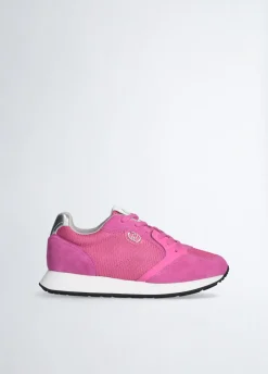 Liu Jo Zapatillas de ante y malla brillante-Mujer Sneakers