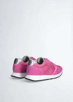 Liu Jo Zapatillas de ante y malla brillante-Mujer Sneakers