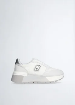Liu Jo Zapatillas de ante y malla con plataforma-Mujer Sneakers