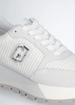 Liu Jo Zapatillas de ante y malla con plataforma-Mujer Sneakers