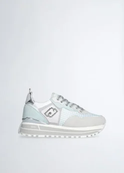 Liu Jo Zapatillas de ante y malla con plataforma-Mujer Sneakers
