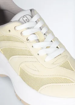 Liu Jo Zapatillas de ante y malla brillante-Mujer Sneakers