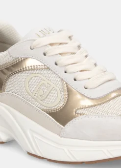 Liu Jo Zapatillas de ante y malla-Mujer Sneakers