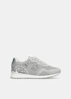 Liu Jo Zapatillas de brillos y malla-Mujer Sneakers