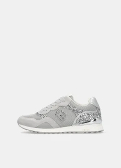 Liu Jo Zapatillas de brillos y malla-Mujer Sneakers