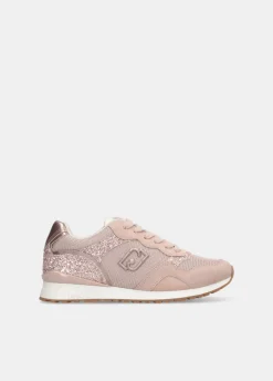 Liu Jo Zapatillas de brillos y malla-Mujer Sneakers