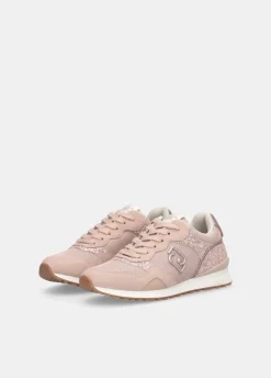 Liu Jo Zapatillas de brillos y malla-Mujer Sneakers