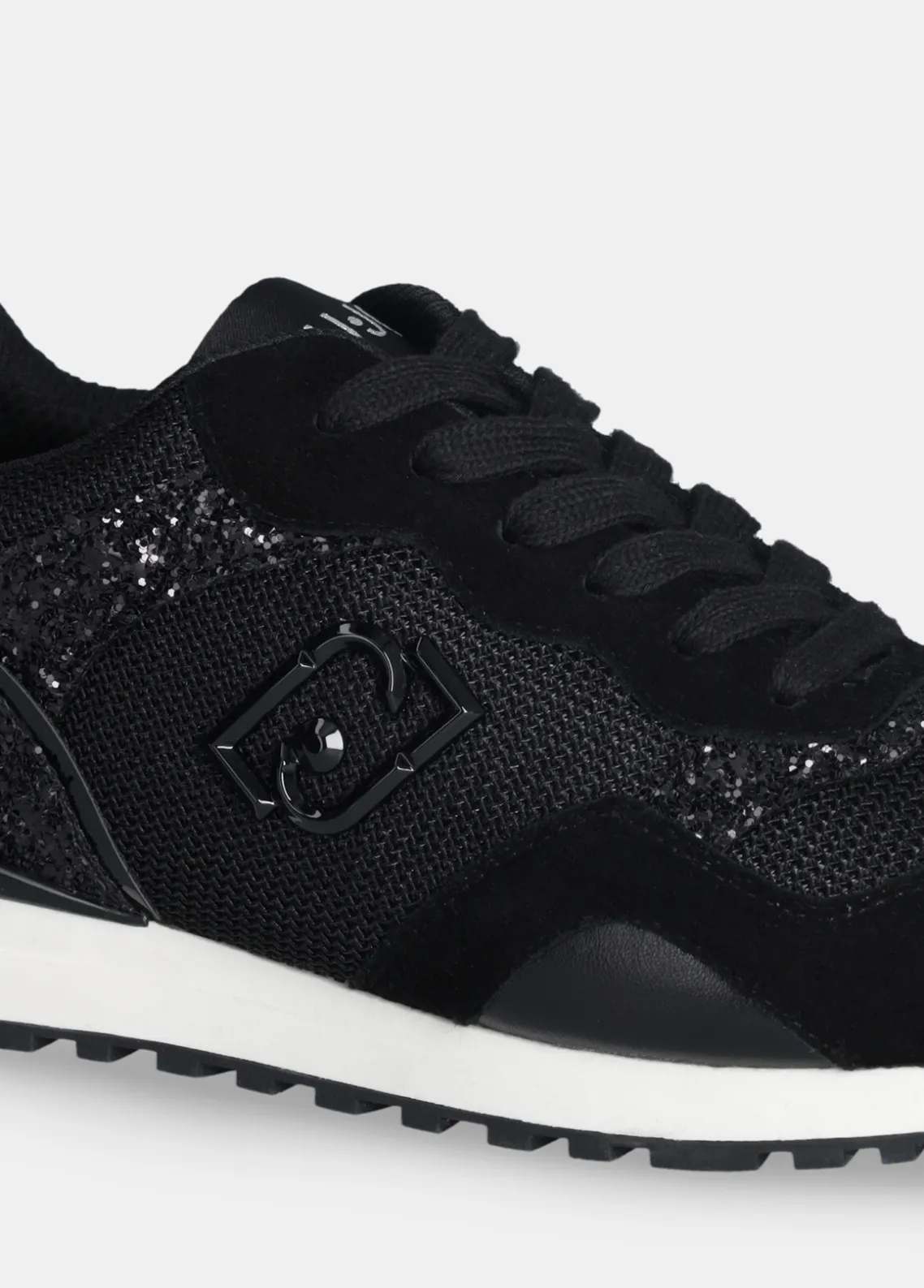 Liu Jo Zapatillas de brillos y malla-Mujer Sneakers