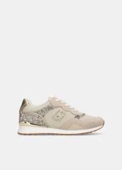 Liu Jo Zapatillas de brillos y malla-Mujer Sneakers