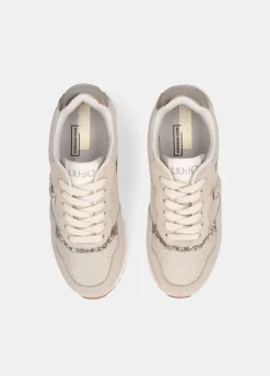Liu Jo Zapatillas de brillos y malla-Mujer Sneakers