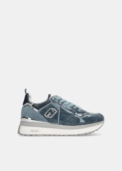 Liu Jo Zapatillas de denim brillante con plataforma-Mujer Sneakers