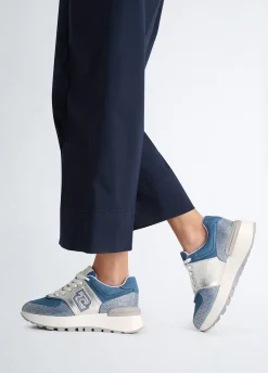 Liu Jo Zapatillas de denim con strass-Mujer Sneakers