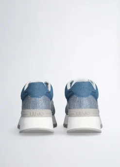 Liu Jo Zapatillas de denim con strass-Mujer Sneakers