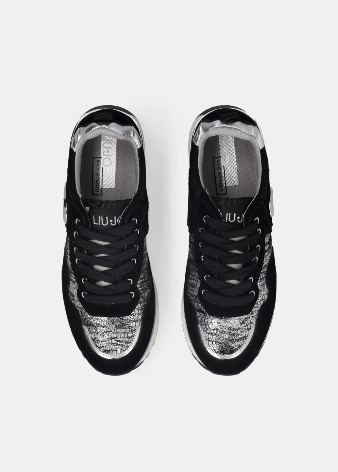 Liu Jo Zapatillas de efecto laminado con plataforma-Mujer Sneakers