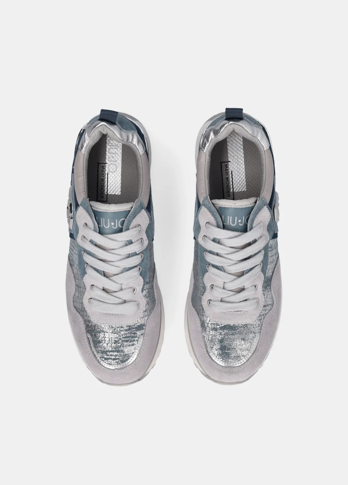 Liu Jo Zapatillas de efecto laminado con plataforma-Mujer Sneakers