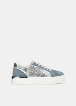 Liu Jo Zapatillas de laminado craquelado-Mujer Sneakers