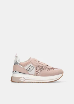 Liu Jo Zapatillas de lentejuelas con plataforma-Mujer Sneakers