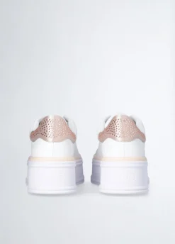 Liu Jo Zapatillas de piel con aplicaciones de strass-Mujer Sneakers