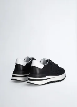 Liu Jo Zapatillas de piel con logotipo perforado-Mujer Sneakers