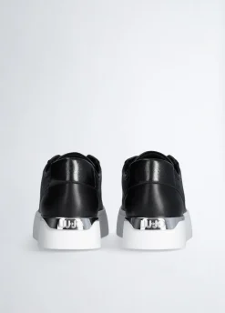 Liu Jo Zapatillas de piel con logotipo perforado-Mujer Sneakers