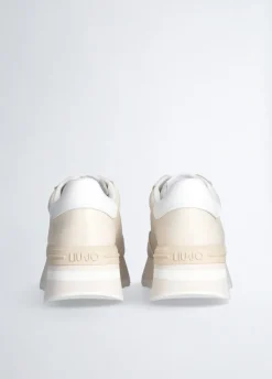 Liu Jo Zapatillas de piel con logotipo perforado-Mujer Sneakers