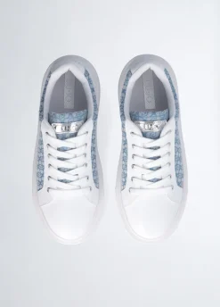 Liu Jo Zapatillas de piel con monograma-Mujer Sneakers