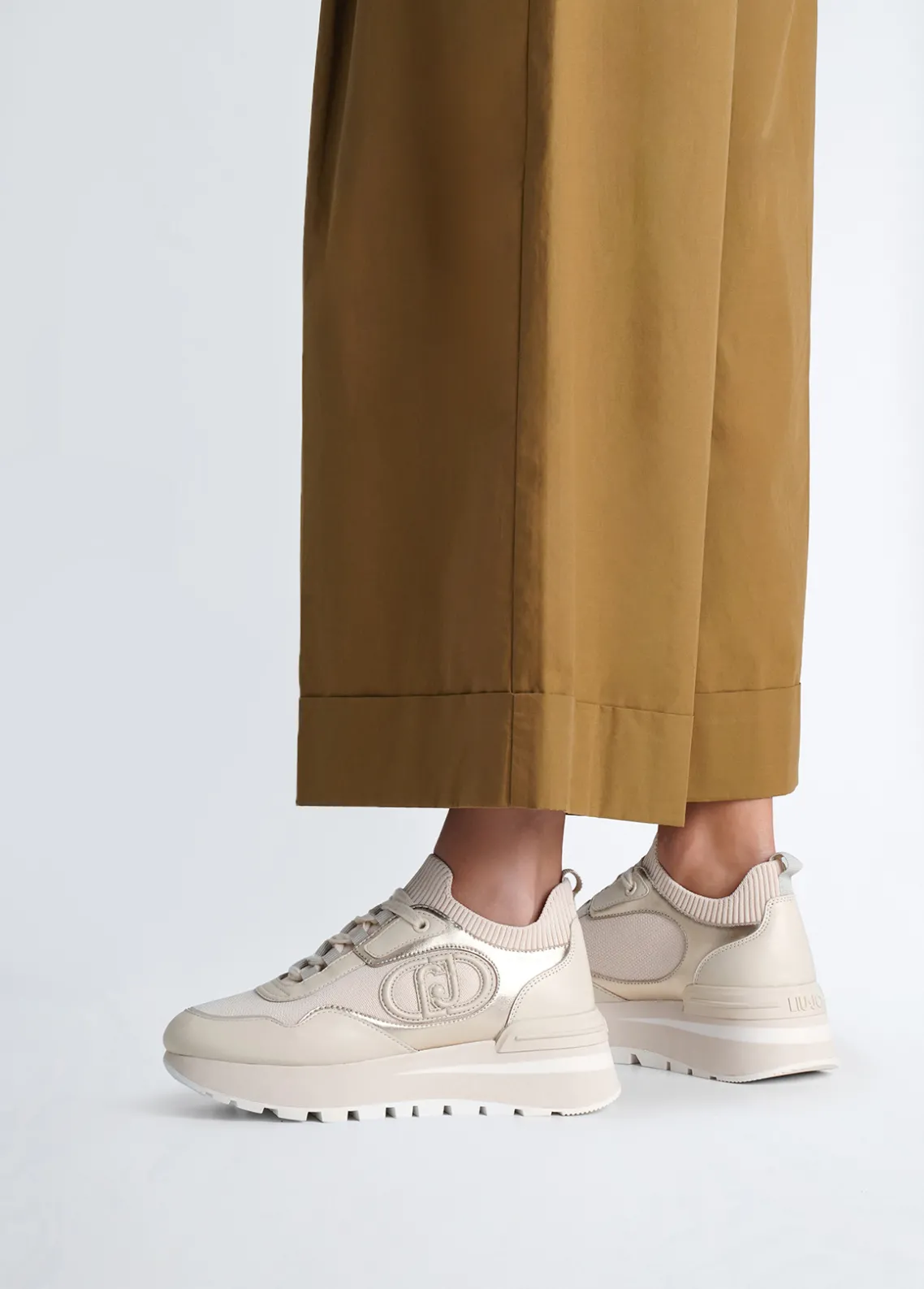 Liu Jo Zapatillas de piel con plataforma-Mujer Sneakers