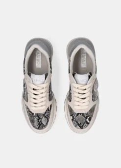 Liu Jo Zapatillas de piel de serpiente con strass-Mujer Sneakers
