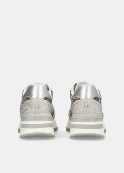 Liu Jo Zapatillas de piel de serpiente con strass-Mujer Sneakers