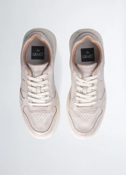 Liu Jo Zapatillas de piel desteñida para hombre-Hombre Zapatillas