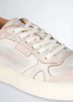 Liu Jo Zapatillas de piel desteñida para hombre-Hombre Zapatillas