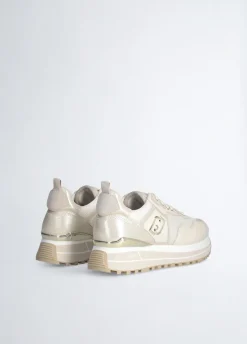 Liu Jo Zapatillas de piel y malla con plataforma-Mujer Sneakers