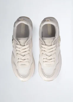 Liu Jo Zapatillas de piel y malla con plataforma-Mujer Sneakers