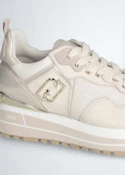 Liu Jo Zapatillas de piel y malla con plataforma-Mujer Sneakers