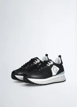 Liu Jo Zapatillas de piel y malla con plataforma-Mujer Sneakers