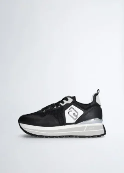 Liu Jo Zapatillas de piel y malla con plataforma-Mujer Sneakers