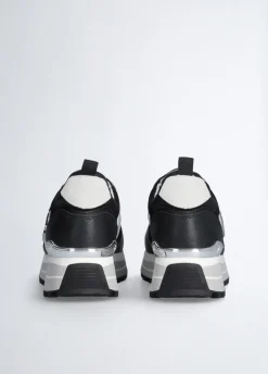 Liu Jo Zapatillas de piel y malla con plataforma-Mujer Sneakers