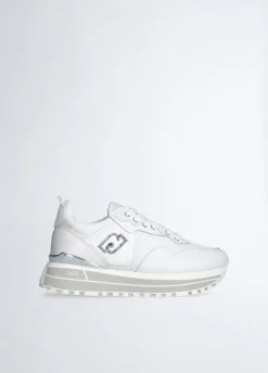 Liu Jo Zapatillas de piel y malla con plataforma-Mujer Sneakers