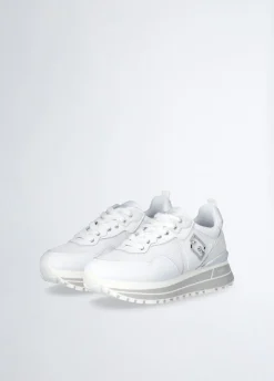 Liu Jo Zapatillas de piel y malla con plataforma-Mujer Sneakers