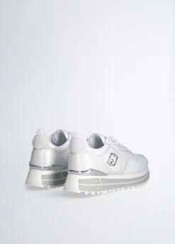 Liu Jo Zapatillas de piel y malla con plataforma-Mujer Sneakers