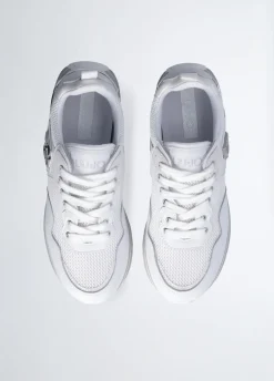 Liu Jo Zapatillas de piel y malla con plataforma-Mujer Sneakers
