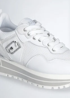 Liu Jo Zapatillas de piel y malla con plataforma-Mujer Sneakers