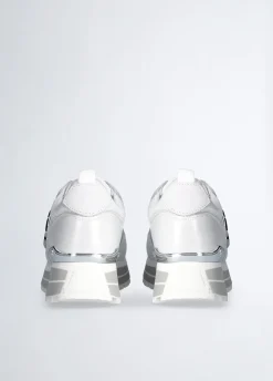 Liu Jo Zapatillas de piel y malla con plataforma-Mujer Sneakers