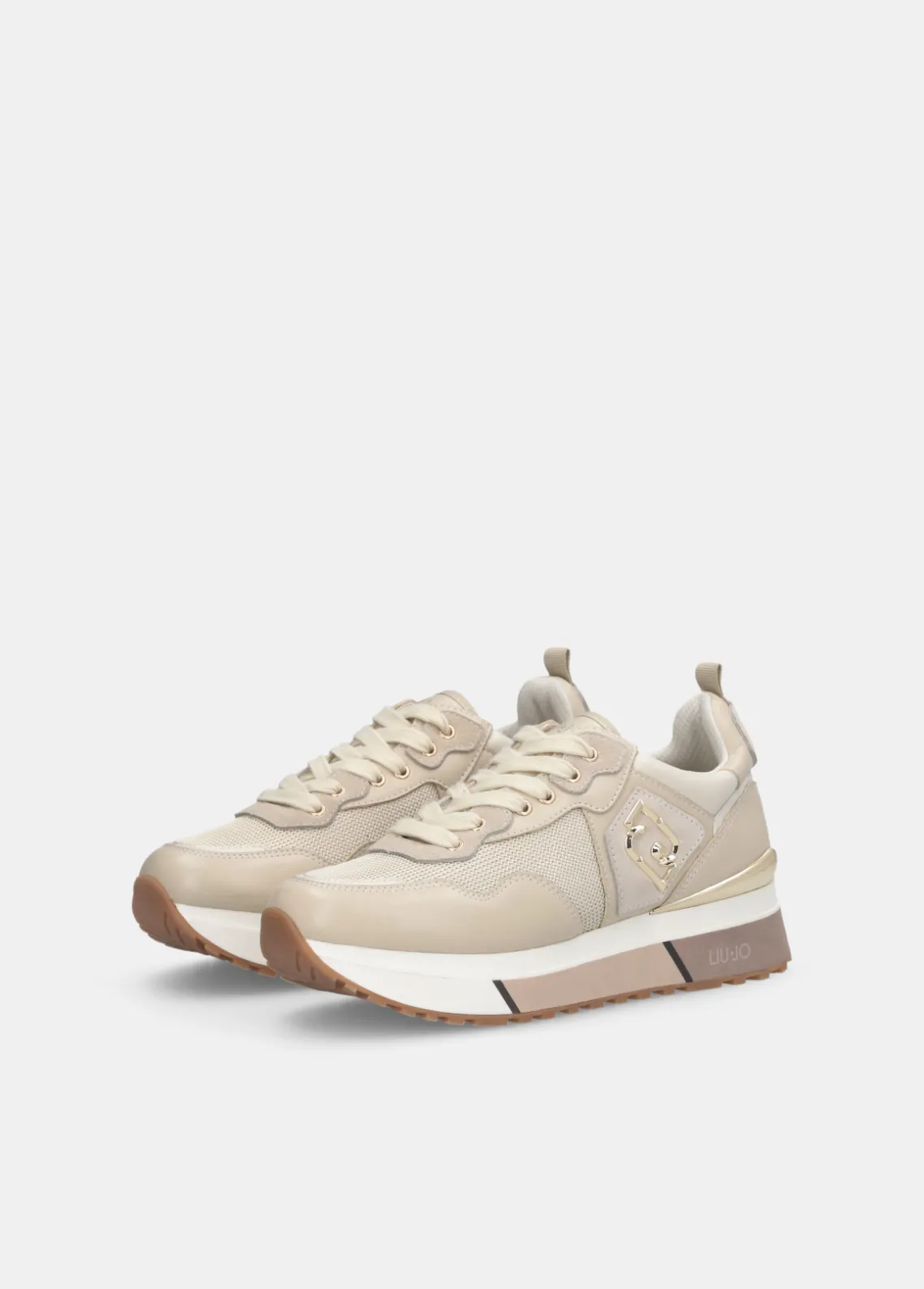 Liu Jo Zapatillas de piel y malla-Mujer Sneakers
