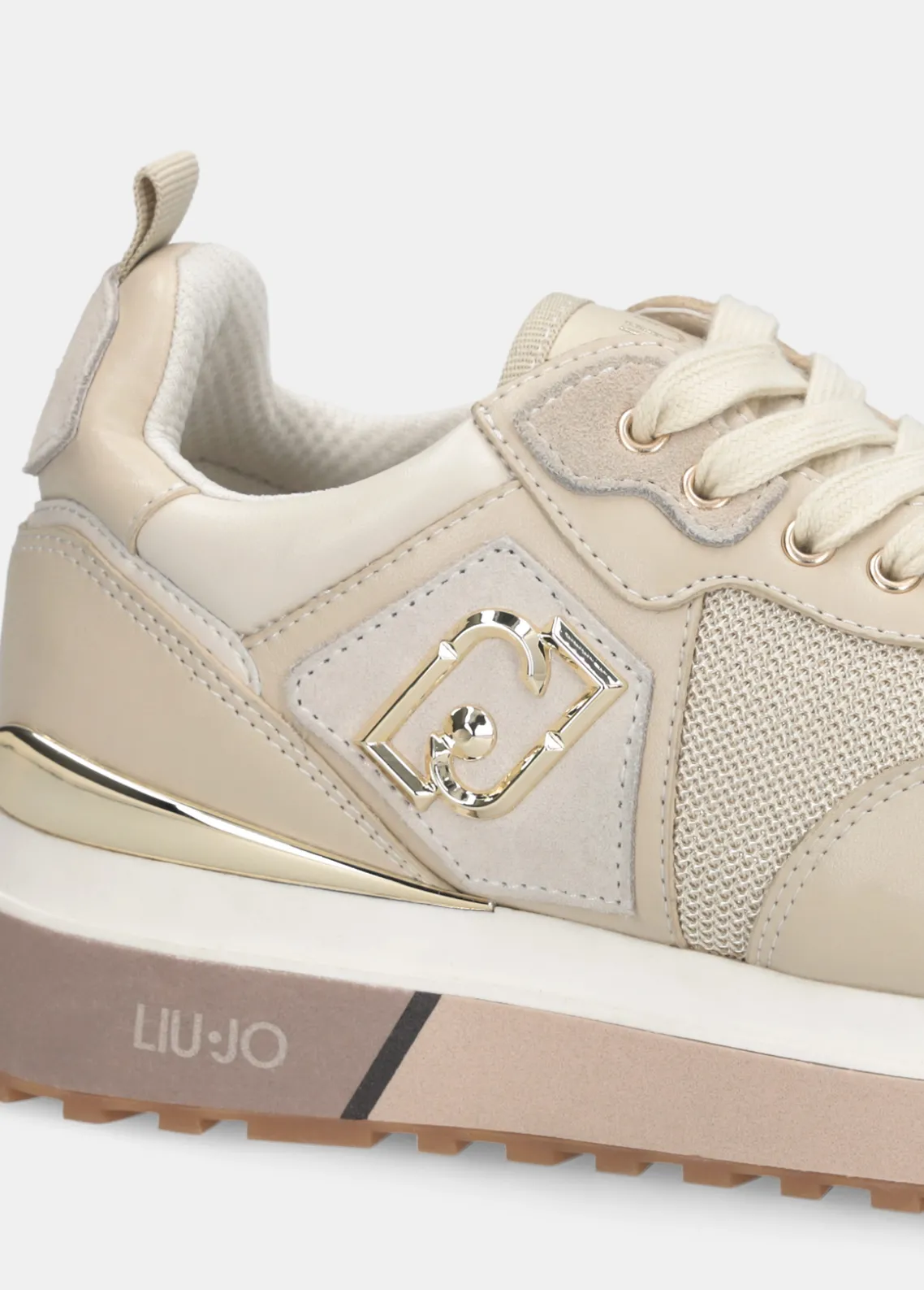 Liu Jo Zapatillas de piel y malla-Mujer Sneakers